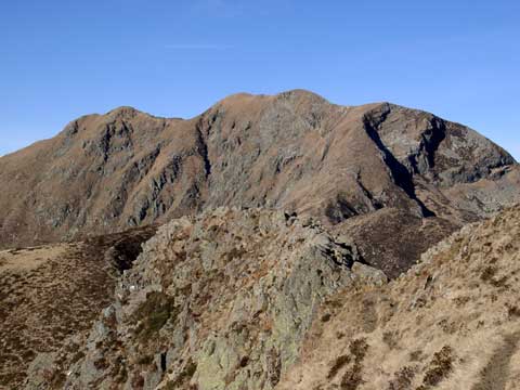 Il Camogh� visto dal Monte Segor